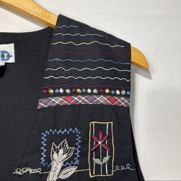 Paul Harrison Design Vintage Black Vest - Picture 2 of 10